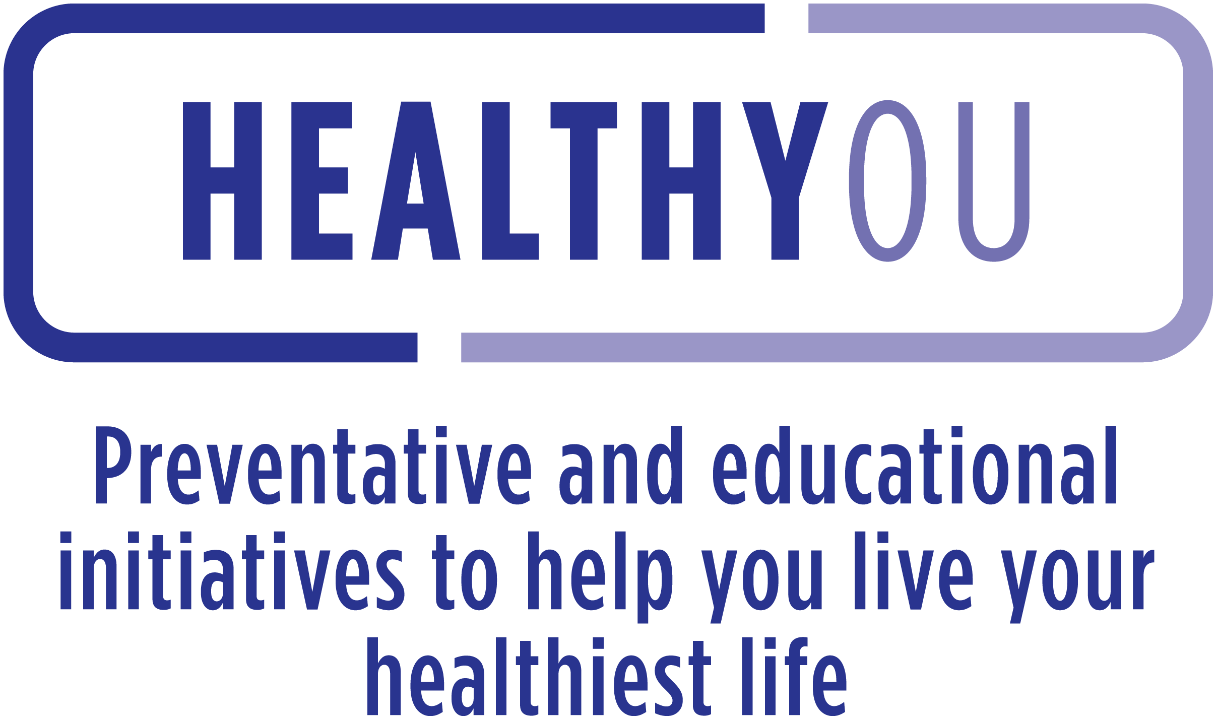 The HealthYou logo with the text 'Preventative and educational initiatives to help you live your healthiest life'.