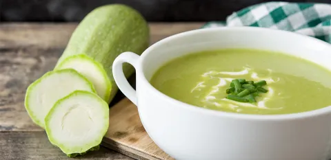 creamy zucchini soup recipe